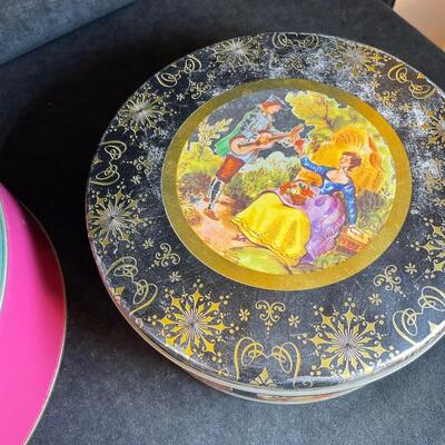 Lot 37. Holiday Tins