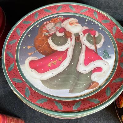 Lot 37. Holiday Tins