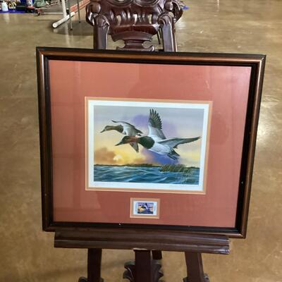 1994-95 Alabama Migratory Waterfowl Stamp and Print