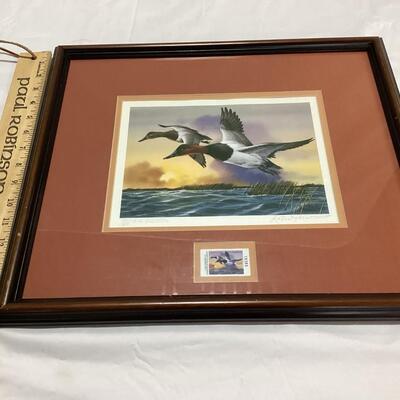 1994-95 Alabama Migratory Waterfowl Stamp and Print