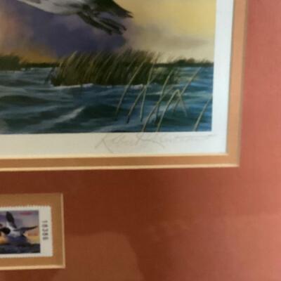 1994-95 Alabama Migratory Waterfowl Stamp and Print