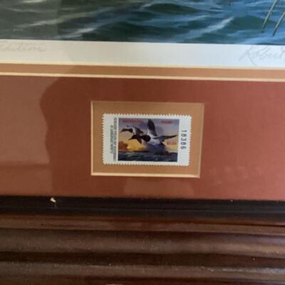 1994-95 Alabama Migratory Waterfowl Stamp and Print