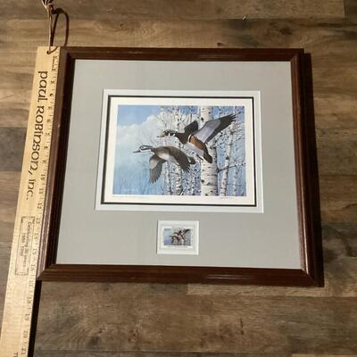 1988 Pennsylvania Waterfowl stamp and print