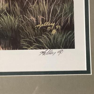 1994 International Artist of the Year framed, signed and numbered print with seal