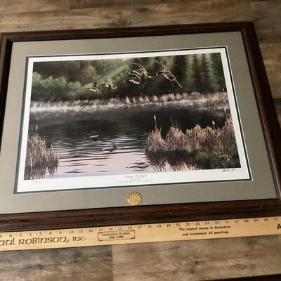 1994 International Artist of the Year framed, signed and numbered print with seal