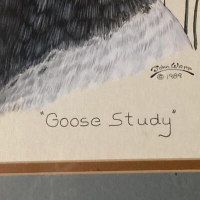 Goose Study by John Warr