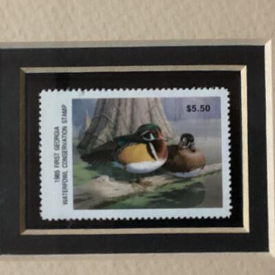 1985 Georgia Waterfowl Stamp Executive Edition