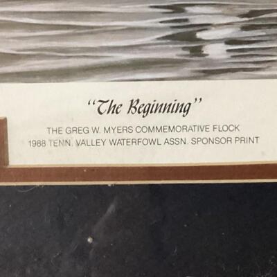 1988 Tennessee Waterfowl Association Sponsor Print by John Warr