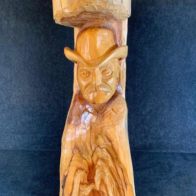 Lot 45. Hand-carved from a Log