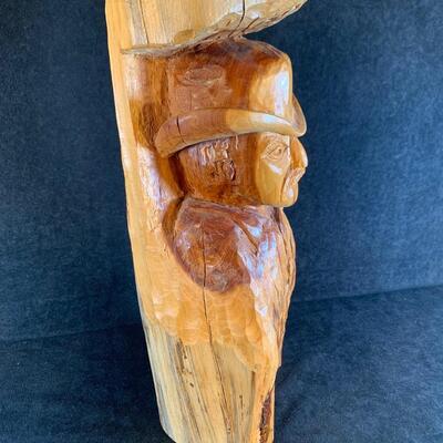 Lot 45. Hand-carved from a Log