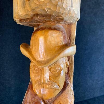Lot 45. Hand-carved from a Log