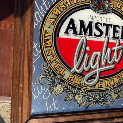 Amstel Light Bar Mirror Advertising 16â€ x 16â€