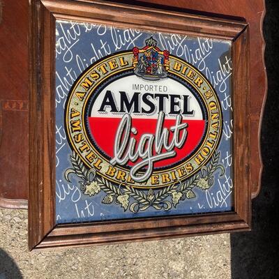 Amstel Light Bar Mirror Advertising 16â€ x 16â€