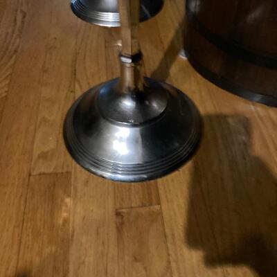 Large Silverplated Candelabra Set 33â€