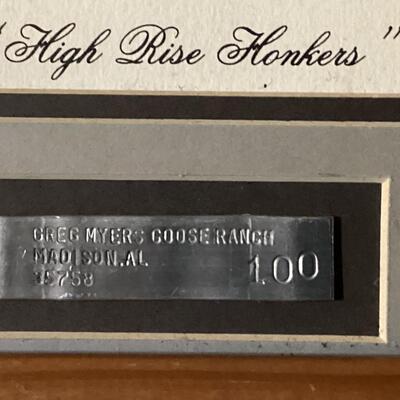 High Rise Honkers from Dr. Meyers private collection