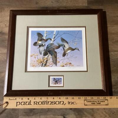 1986 Vermont duck stamp and print