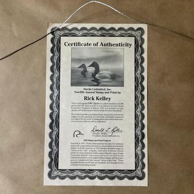 1995 Ducks Unlimited Stamp and Print