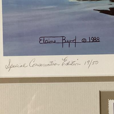 1989 Special Conservation Edition stamp and print