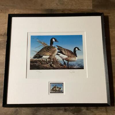 1981 Minnesota Waterfowl stamp and print by Terry Redlin