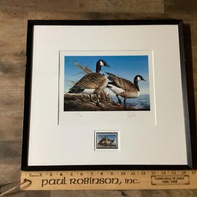 1981 Minnesota Waterfowl stamp and print by Terry Redlin