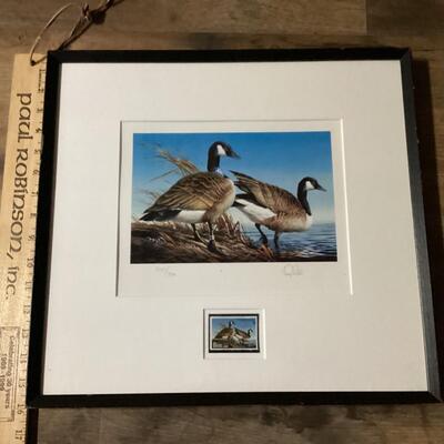 1981 Minnesota Waterfowl stamp and print by Terry Redlin