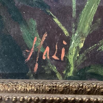 Greenhouse framed painting
