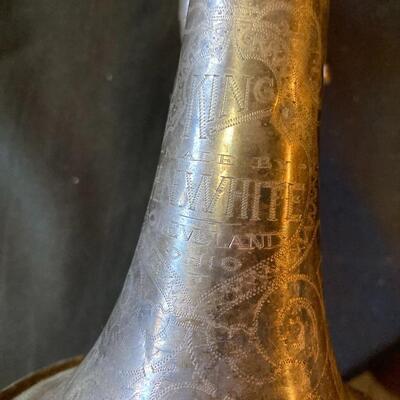 H. N. White THE KING Antique Silver Coronet