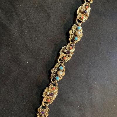 Multi Colored Stone Bracelet