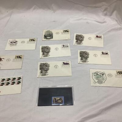First Day of Issue stamped envelopes and stamps