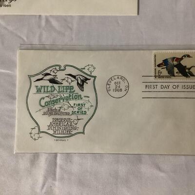 First Day of Issue stamped envelopes and stamps