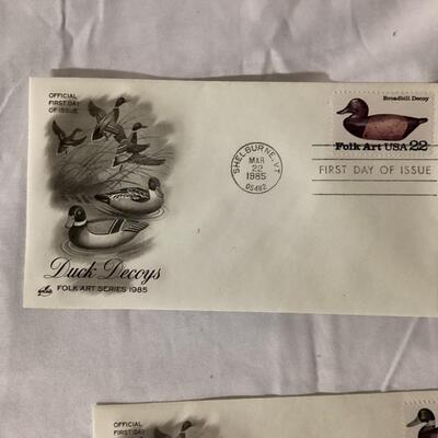 First Day of Issue stamped envelopes and stamps