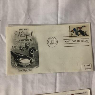 First Day of Issue stamped envelopes and stamps