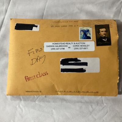 First Day of Issue stamped envelopes and stamps