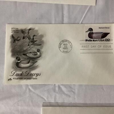 First Day of Issue stamped envelopes and stamps