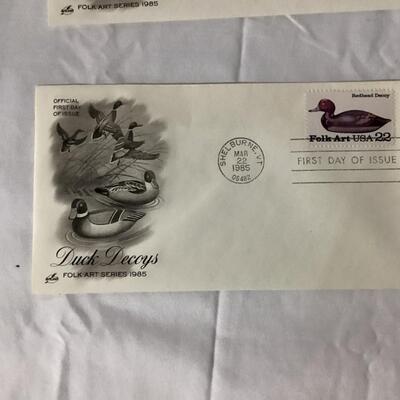First Day of Issue stamped envelopes and stamps