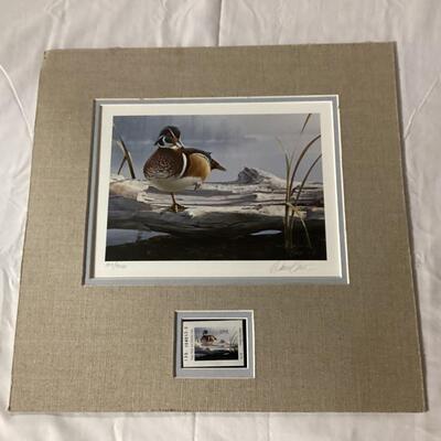 1991 Texas Waterfowl stamp and print