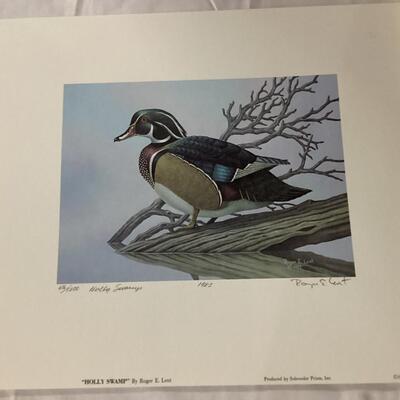 1984 Maryland Waterfowl stamp and print