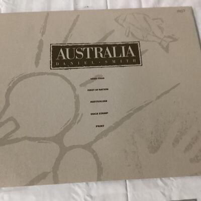 1989 Australian duck stamp and print