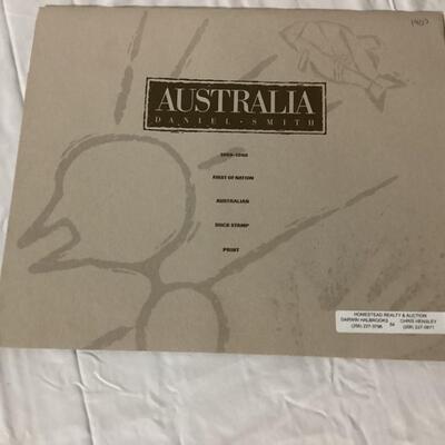 1989 Australian duck stamp and print