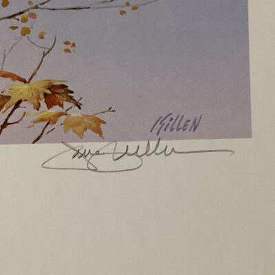 1986 Vermont Migratory Bird stamp and print