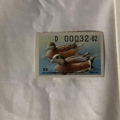 1982 Limited Edition California Duck Stamp and print