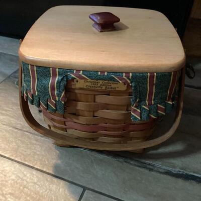 Longerberger Basket 9â€ x 9â€ x 8.5â€
