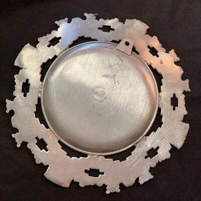 Vintage Decorative Aztec Style Plate Bolivia