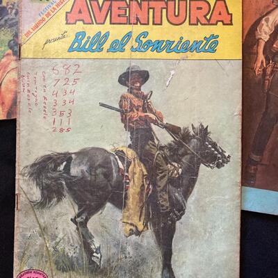 Collection of 5 Old Comics from Mexico