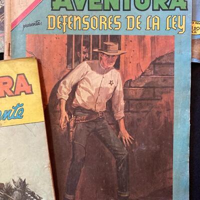 Collection of 5 Old Comics from Mexico