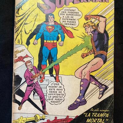 Vintage Superman Comic Mexico