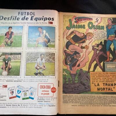 Vintage Superman Comic Mexico