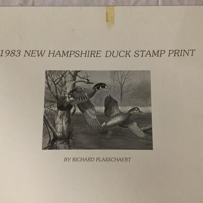 1983 New Hampshire  Duck Stamp and Print