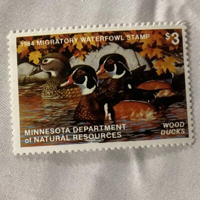 1984 Minnesota Waterfowl Stamp and Print