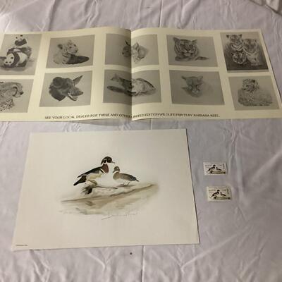 1980 Alabama Conservation stamp and print by Barbara Keel